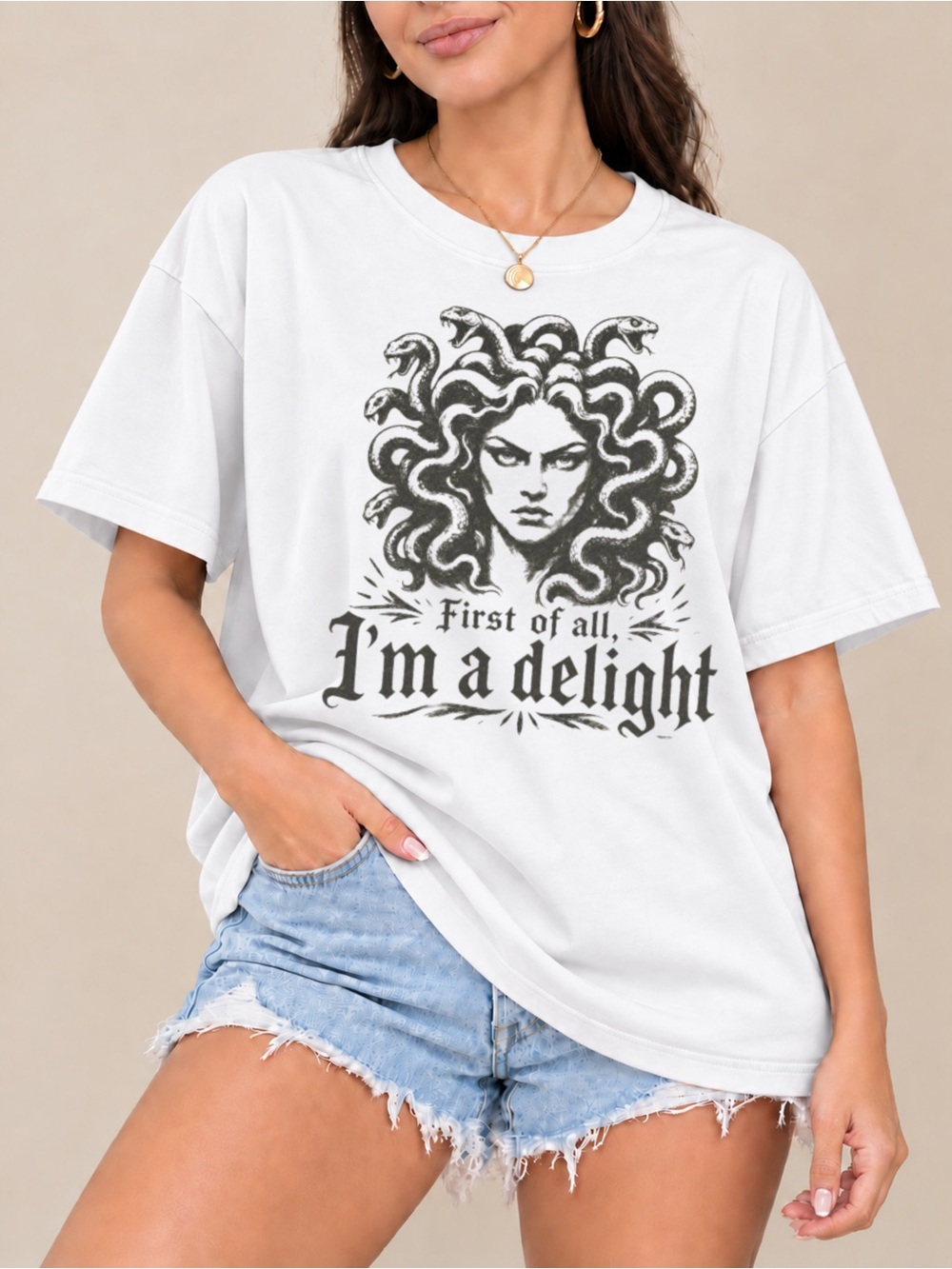 Halloween Medusa Spooky Unisex T-shirt